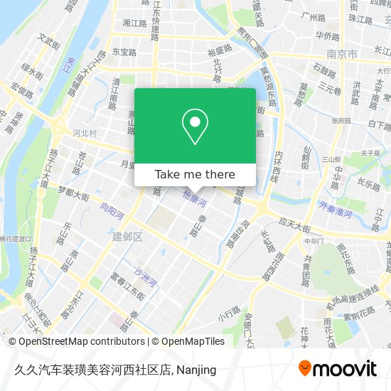久久汽车装璜美容河西社区店 map