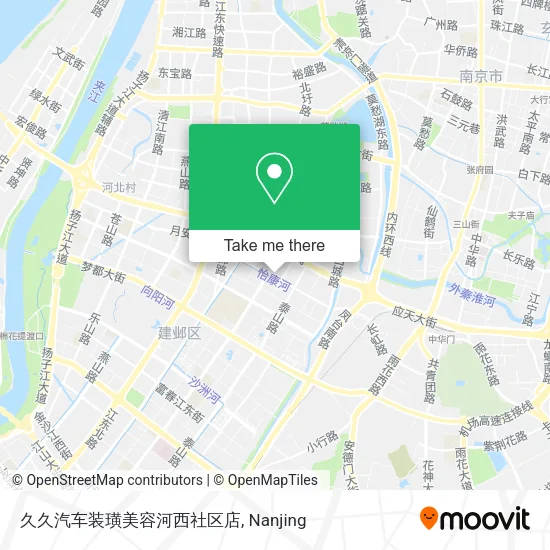 久久汽车装璜美容河西社区店 map