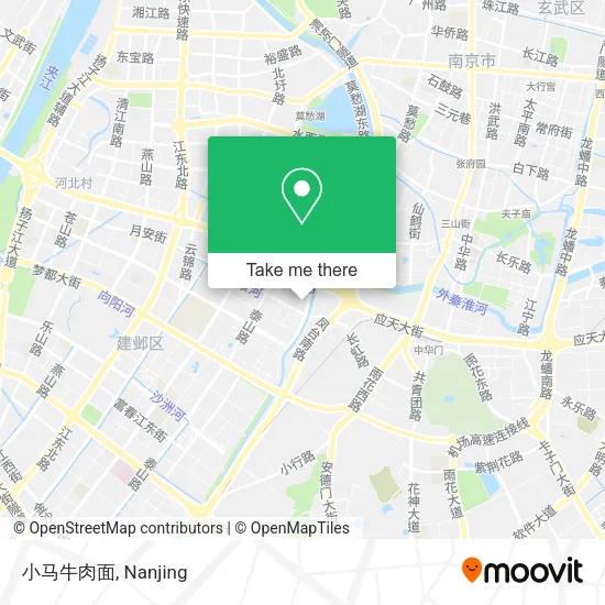 小马牛肉面 map