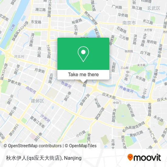 秋水伊人(qs应天大街店) map