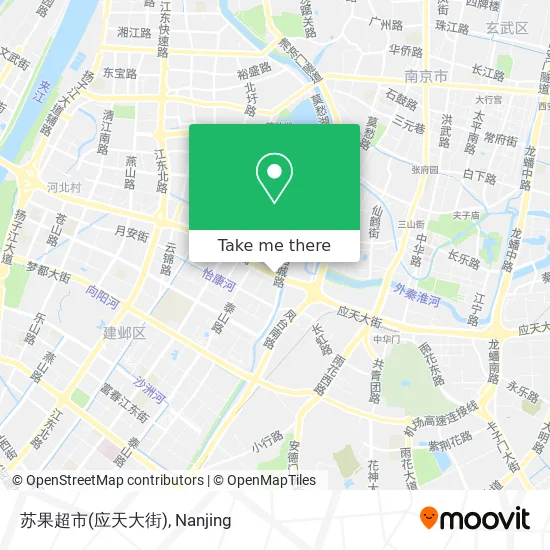 苏果超市(应天大街) map