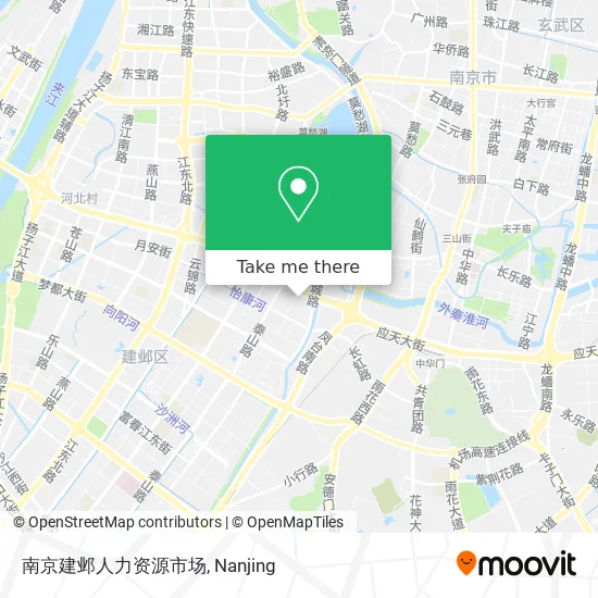 南京建邺人力资源市场 map