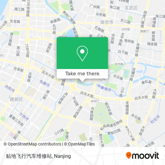 贴地飞行汽车维修站 map
