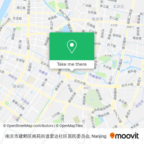 南京市建邺区南苑街道爱达社区居民委员会 map