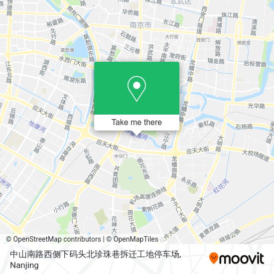 中山南路西侧下码头北珍珠巷拆迁工地停车场 map