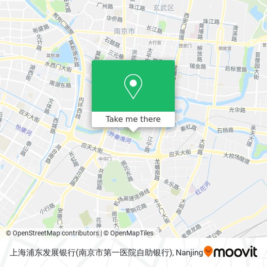 上海浦东发展银行(南京市第一医院自助银行) map
