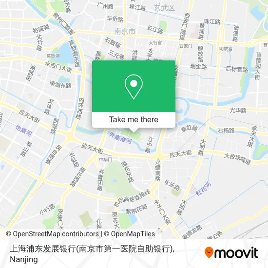 上海浦东发展银行(南京市第一医院自助银行) map