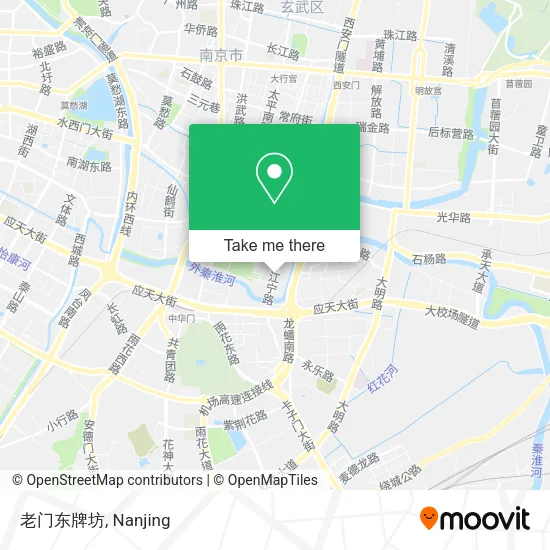 老门东牌坊 map
