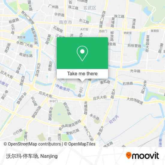 沃尔玛-停车场 map