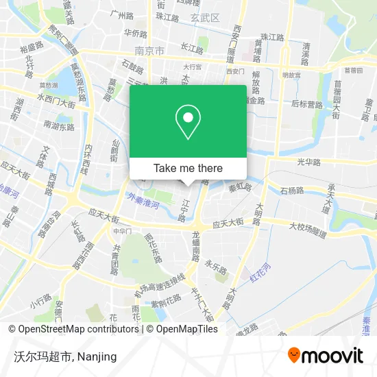 沃尔玛超市 map