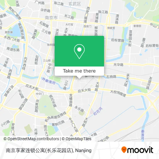 南京享家连锁公寓(长乐花园店) map