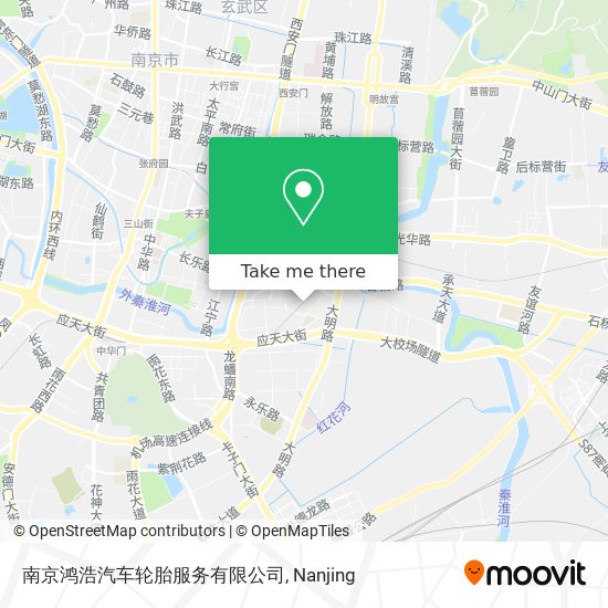 南京鸿浩汽车轮胎服务有限公司 map