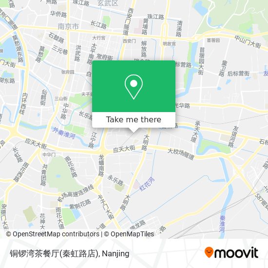 铜锣湾茶餐厅(秦虹路店) map