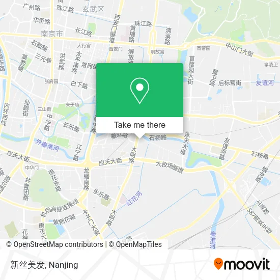 新丝美发 map