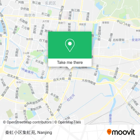 秦虹小区集虹苑 map