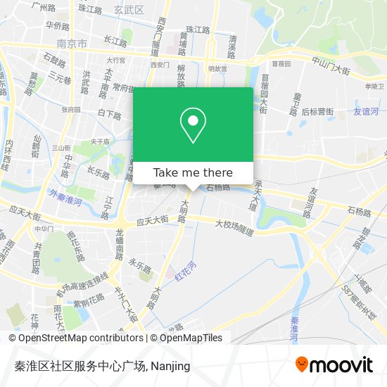 秦淮区社区服务中心广场 map