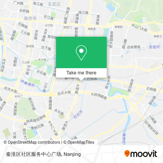 秦淮区社区服务中心广场 map