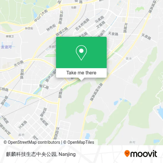 麒麟科技生态中央公园 map