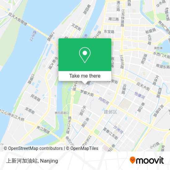 上新河加油站 map