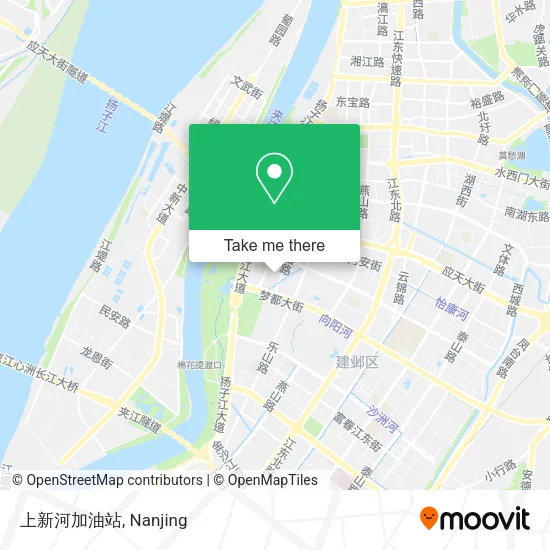 上新河加油站 map