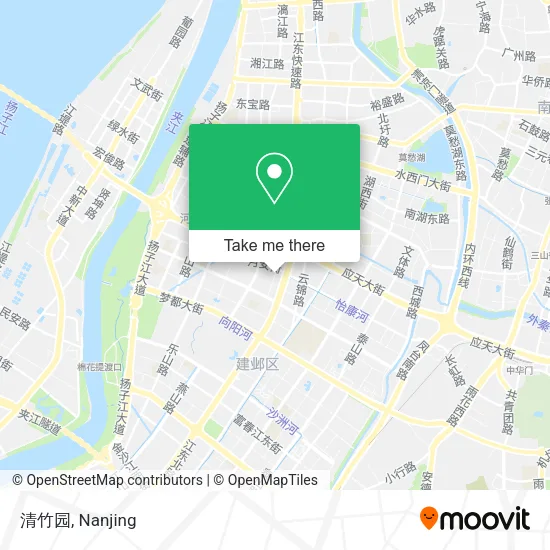 清竹园 map