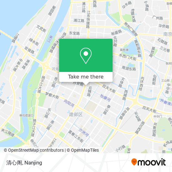 清心阁 map