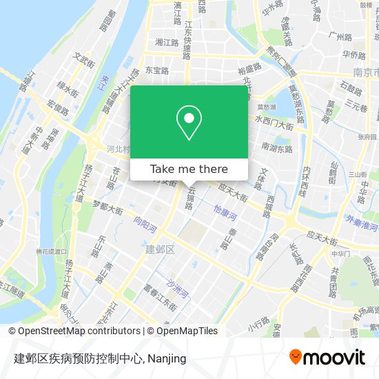 建邺区疾病预防控制中心 map