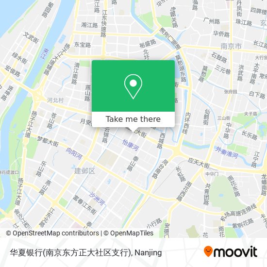 华夏银行(南京东方正大社区支行) map