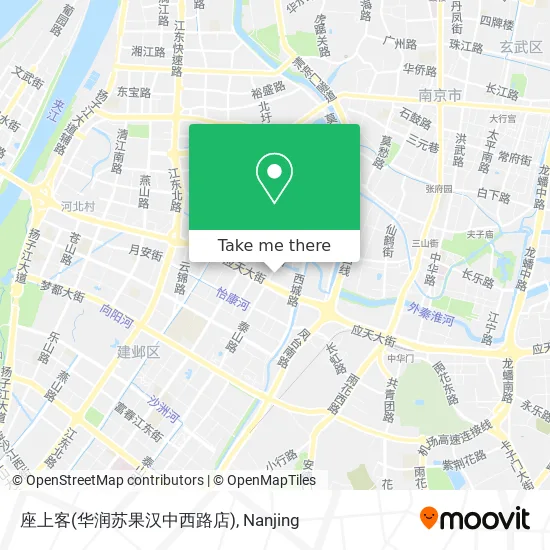 座上客(华润苏果汉中西路店) map