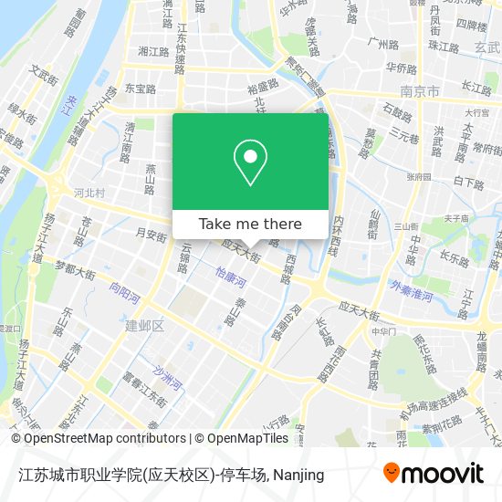 江苏城市职业学院(应天校区)-停车场 map
