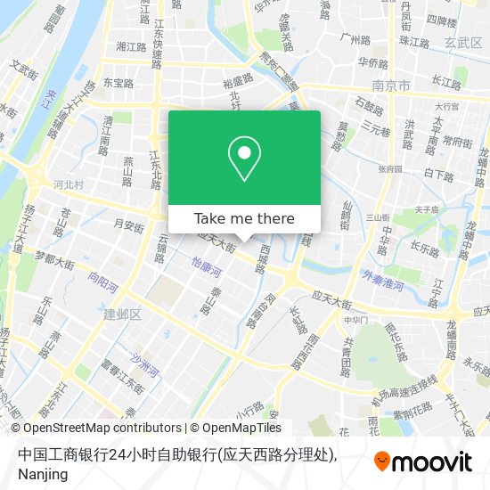 中国工商银行24小时自助银行(应天西路分理处) map