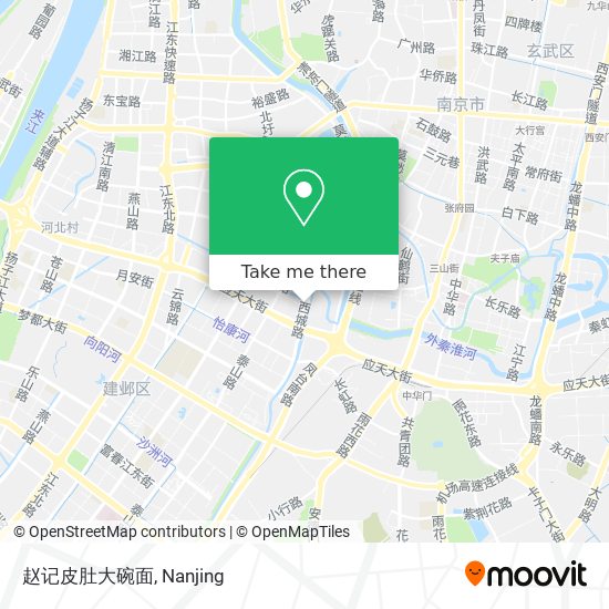 赵记皮肚大碗面 map
