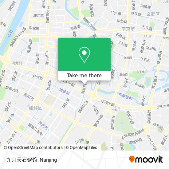 九月天石锅馆 map