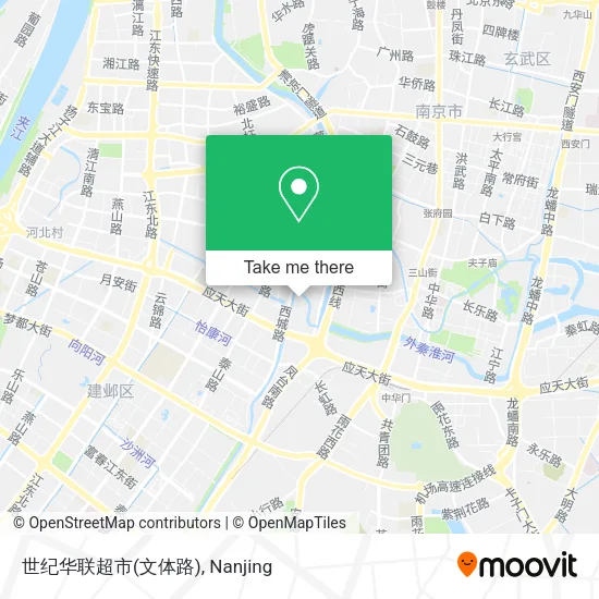 世纪华联超市(文体路) map