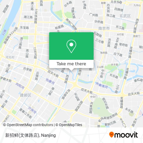 新招鲜(文体路店) map