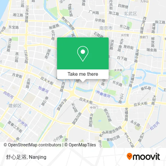 舒心足浴 map