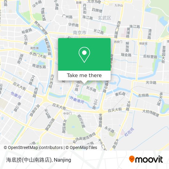 海底捞(中山南路店) map