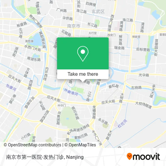 南京市第一医院-发热门诊 map