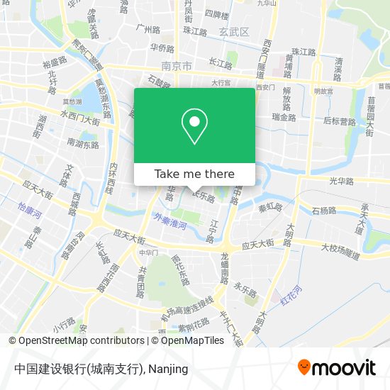 中国建设银行(城南支行) map