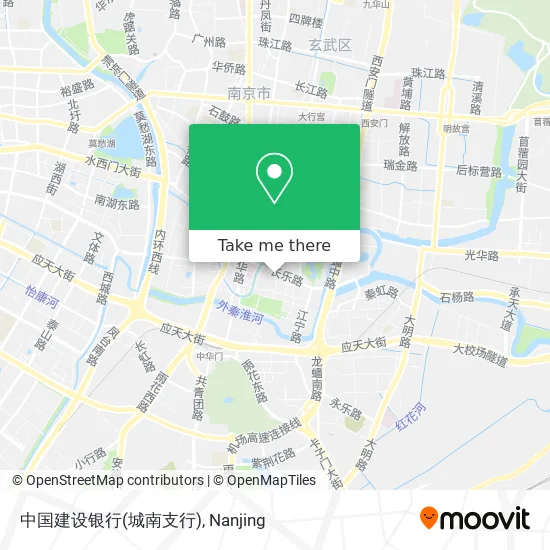 中国建设银行(城南支行) map