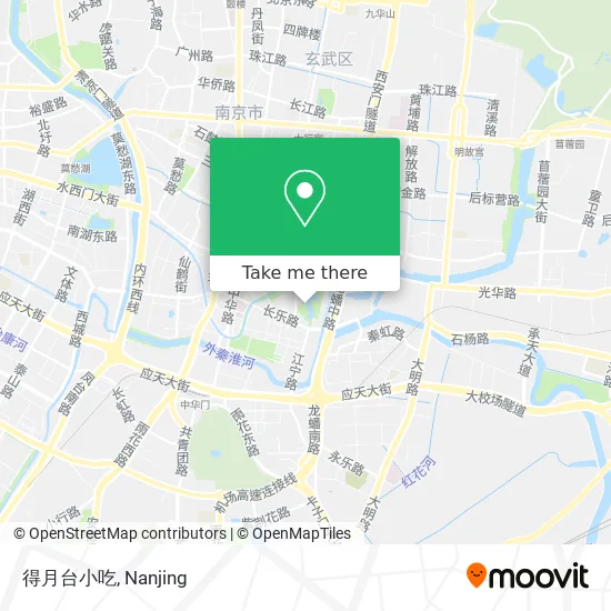 得月台小吃 map