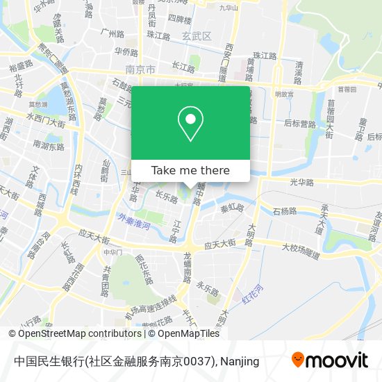 中国民生银行(社区金融服务南京0037) map
