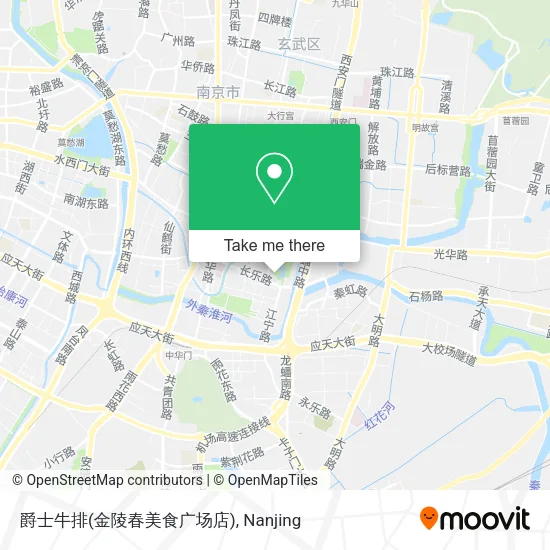 爵士牛排(金陵春美食广场店) map