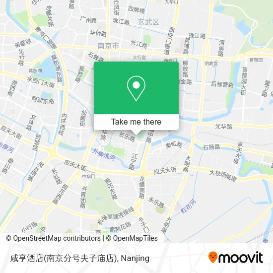 咸亨酒店(南京分号夫子庙店) map