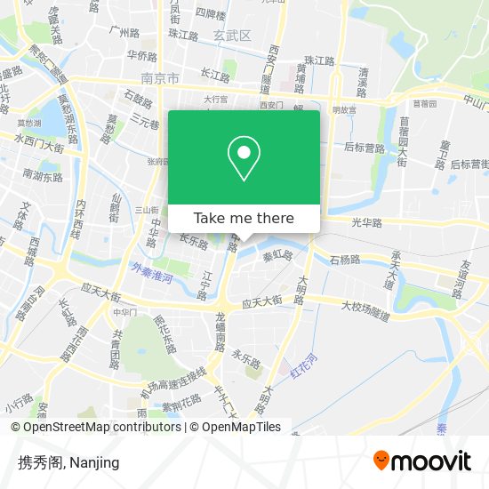 携秀阁 map