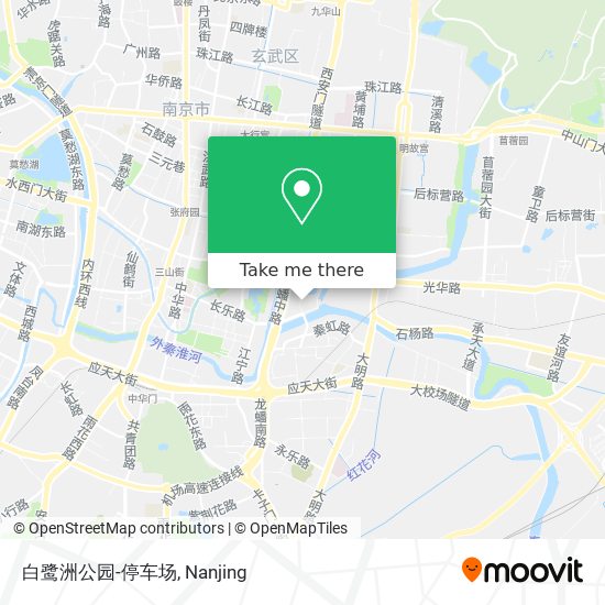 白鹭洲公园-停车场 map
