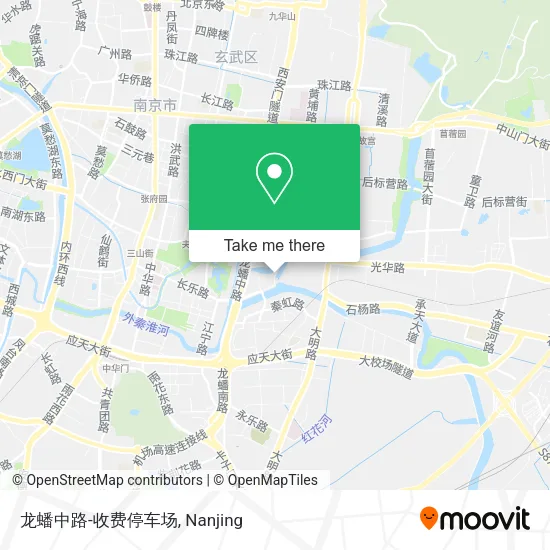 龙蟠中路-收费停车场 map