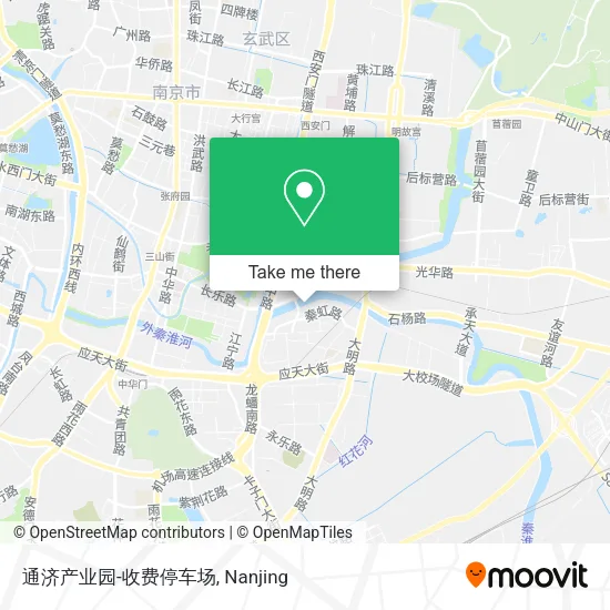 通济产业园-收费停车场 map