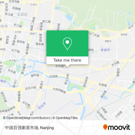 中国百强家居市场 map