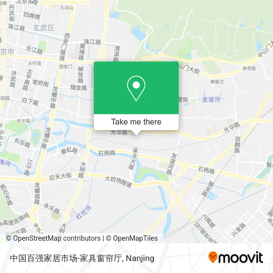 中国百强家居市场-家具窗帘厅 map